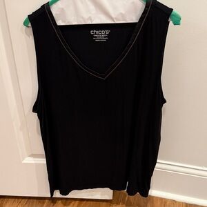 Chico's Classic Black Tank Top